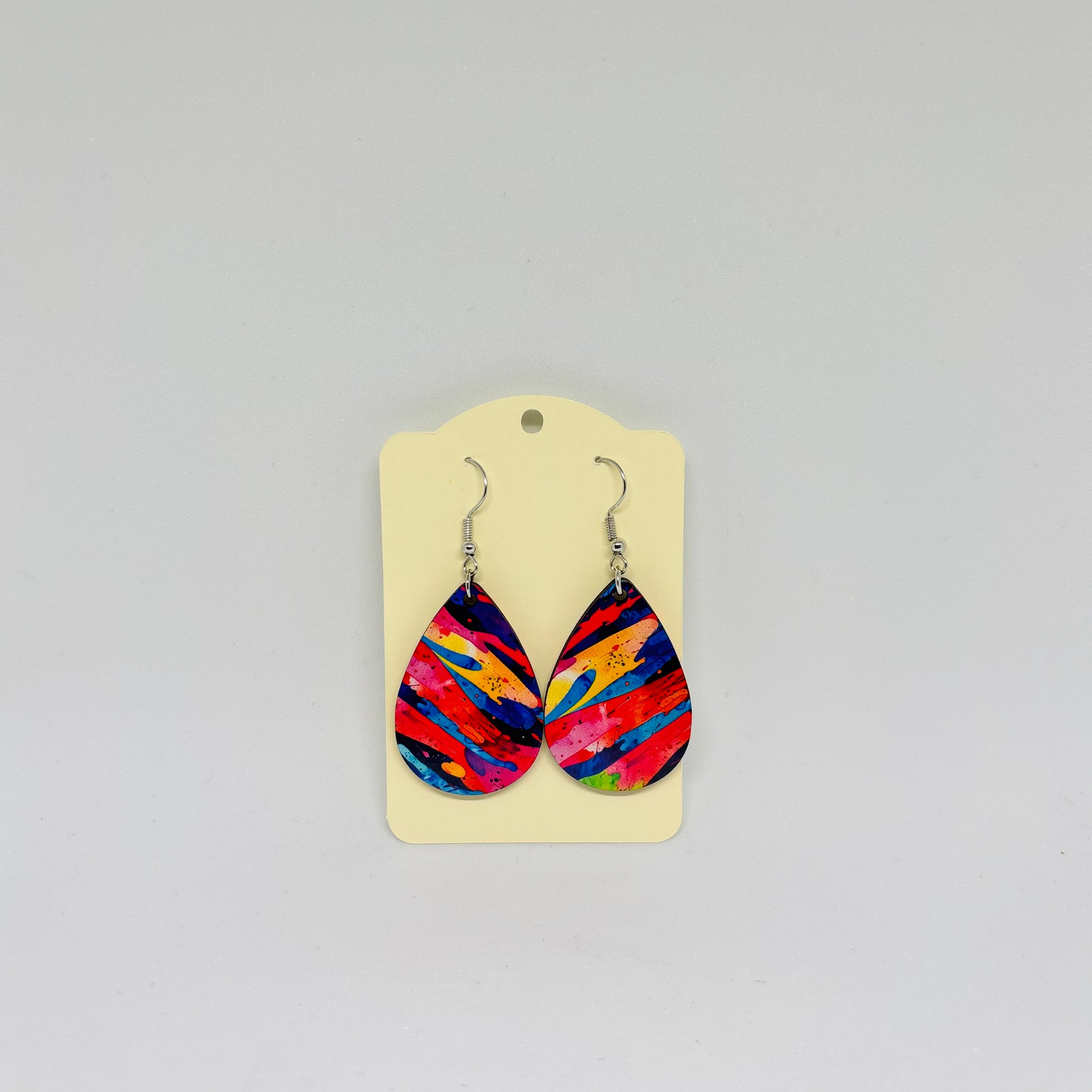 Boucles d’oreilles gouttes "Explosion pop"