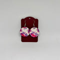 Boucles d’oreilles jardin aquarelle