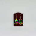 Boucles d’oreilles gouttes multicolores