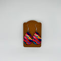 Boucles d’oreilles style multicolore