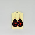 Boucles d’oreilles gouttes style floral