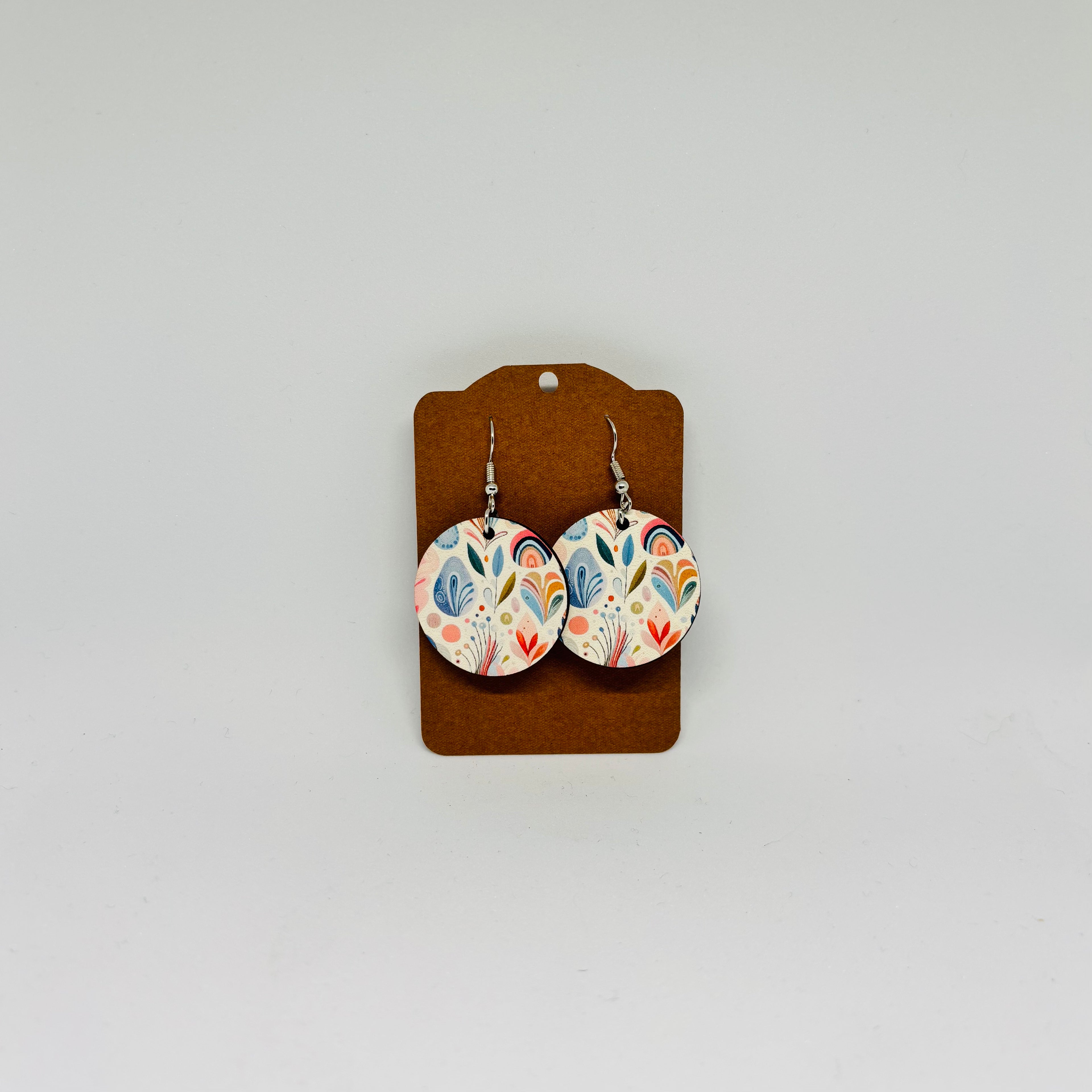 Boucles d’oreilles jardin coloré