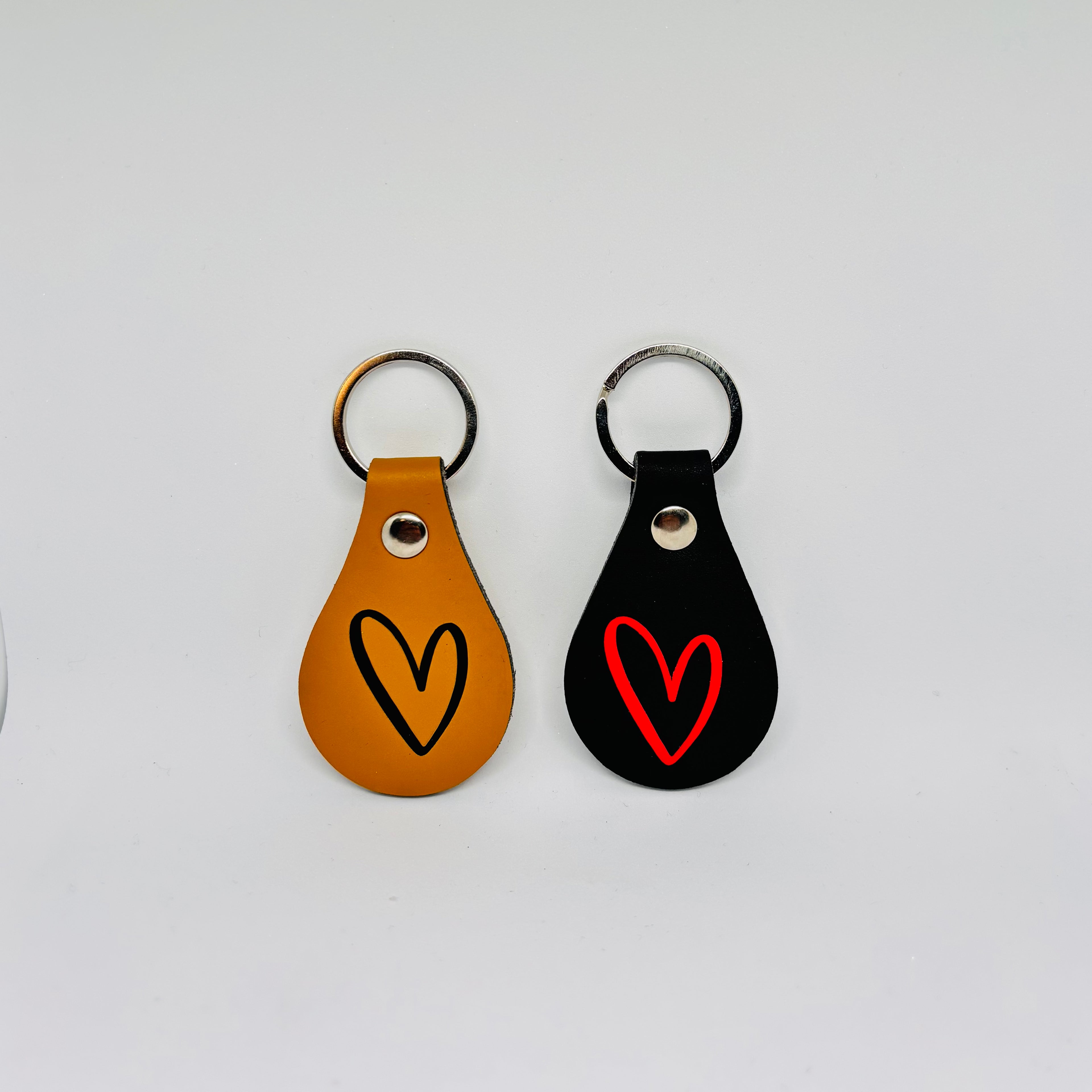 Porte-clés personnalisé coeur