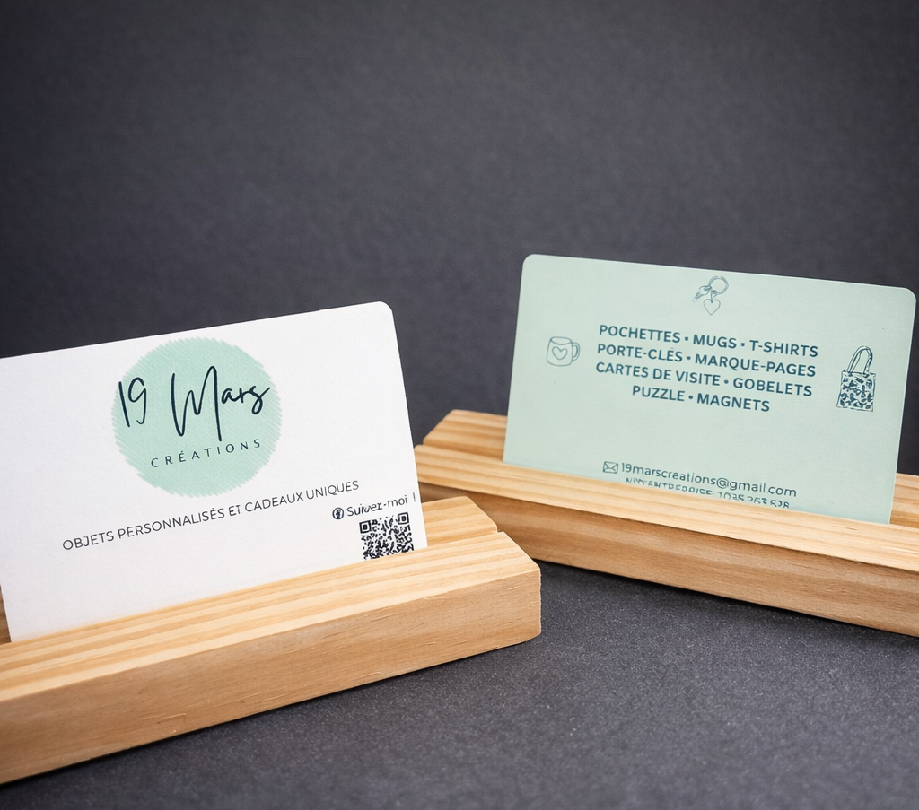 Cartes de visite personnalisables